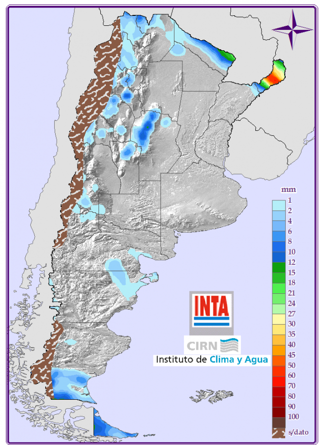 Pronóstico del tiempo para hoy Agritotal
